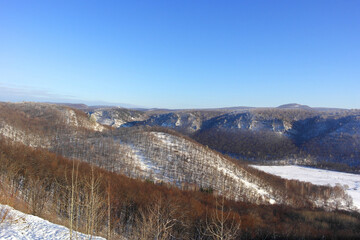 winter mountain landscape