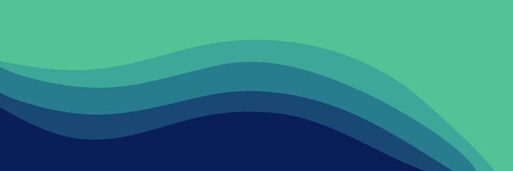 modern waves blue green color vector illustration good for wallpaper, background, web banner, backdrop,  desktop wallpaper, and design template