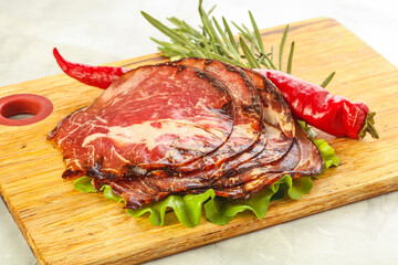 Dried pork neck meat snack