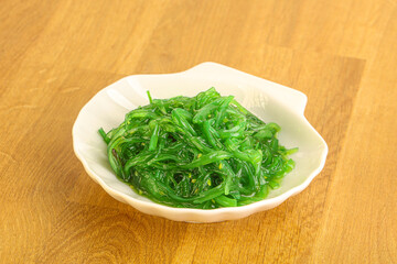 Japanese traditional seaweed salad Chukka