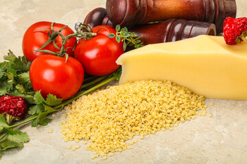 Raw Italian pasta - Stelline for cooking