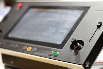 industrial control console with touch screen