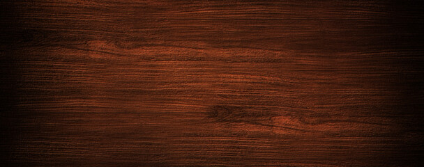 Vieux fond en bois texturé foncé grunge rougeâtre, la surface de la vieille texture en bois brun