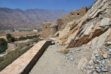 Fototapeta na wymiar The historic village Al Ain, Saudi Arabia