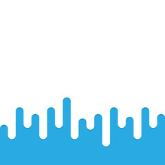 Liquid abstract flat simple illustration