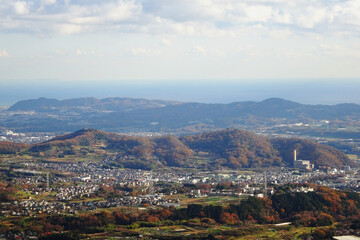 弘法山からの景色／【弘法山公園】神奈川県秦野市　12月