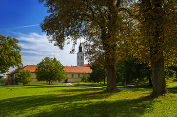 Fototapeta na wymiar Krusedol Monastery in Fruska Gora - Serbia