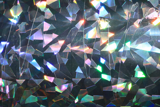 Holographic Sci-Fi Futuristic Vibe Abstract Shiny Background