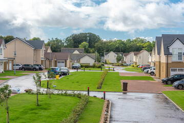 Modern Scottish Housing Development 