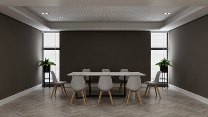 modern office meeting room for company logo mockup
