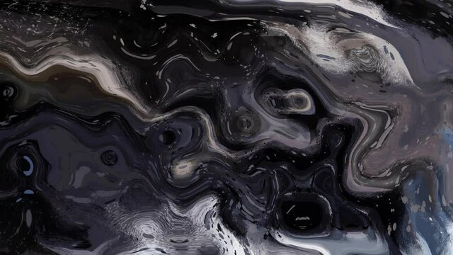 Abstract marble liquid animation. Fluid art. Swirls of marble. Digitally created colorful Liquid marble texture. Marble ink. Colorful Design Texture Marbling Background.	