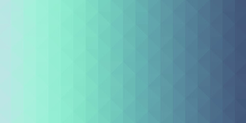 Obraz premium Abstract blue low-polygons generative background, illustration. Triangular pixelation.