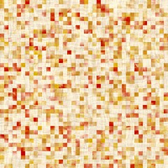 Fototapeta premium Seamless square tile faux wall mosaic pattern for surface design and print. High quality illustration. Detailed ornate grid repeat swatch.