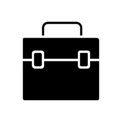 Briefcase vector icon set. portfolio illustration sign collection. Bag symbol.