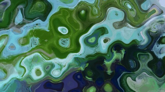 Abstract marble liquid animation. Fluid art. Swirls of marble. Digitally created colorful Liquid marble texture. Marble ink. Colorful Design Texture Marbling Background.	