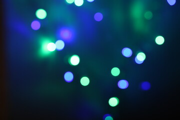 Bright colorful abstract bokeh circles for background use