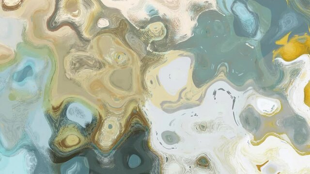 Abstract marble liquid animation. Fluid art. Swirls of marble. Digitally created colorful Liquid marble texture. Marble ink. Colorful Design Texture Marbling Background.	
