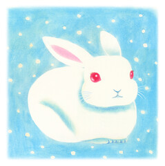 うさぎ（青）