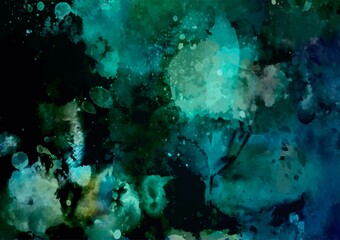 水彩の水色テクスチャ背景
