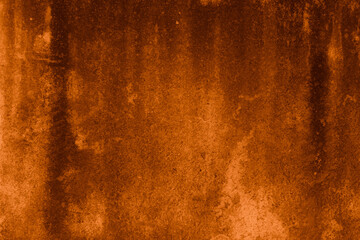 fond ou texture d'arrière-plan, abstrait et graphique orange clair de mur sale, usé et coloré...