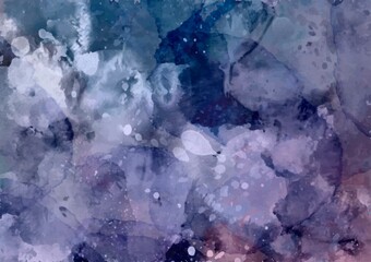 ピンク色と紫色の水彩テクスチャ背景
