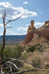 Panoramic View.
Scenic view of red rock formation at Ghost Ranch, Abiquiu, New Mexico.