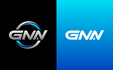 GMN Letter Initial Logo Design Template Vector Illustration