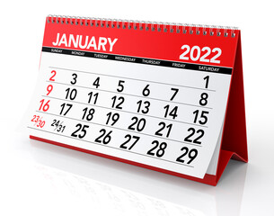 January 2022 Calendar