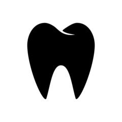 Tooth vector icon. dentist illustration sign. fang symbol or logo.