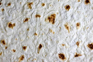 image of delicious pita bread close-up