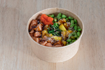 Comida para llevar estilo hawaiano, Poke