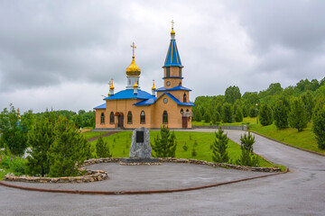 Gavrilovsky Holy spring near the town  Salair is a popular place of Orthodox tourism