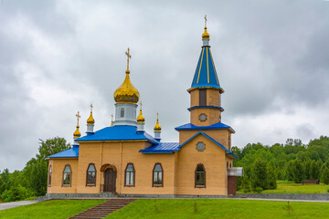Fototapeta na wymiar Orthodox Church of the Icon of the Mother of God Vsetsarina in Gavrilovka,
