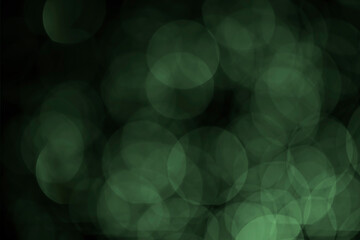 Background image and bokeh picture in a beautiful green circle.