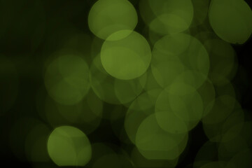 Background image and bokeh picture in a beautiful green circle.