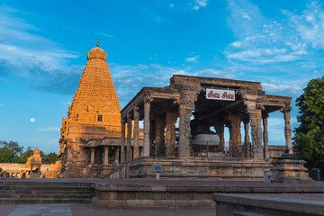 Brihadeshwara Temple or Big Temple in Thanjavur, Tamil Nadu - India ( World Heritage UNESCO site )