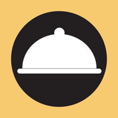 Tray icon vector isolated on background. Tray icon for app, label, logo, menu and web site. Creative art concept, vector illustration