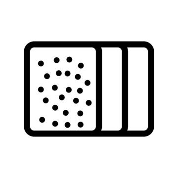 recommend clip art: Bread Outline Vector Icon Design