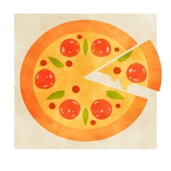 ピザ イラスト