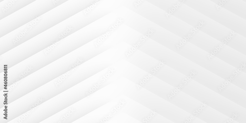 Poster modern minimal white shifted triangle geometrical pattern background flat lay top view from above