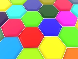 Colored cells are connected to each other