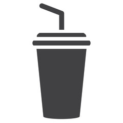 Coffee cup icon vector isolated on white background. Coffee cup icon in flat style. Template for app, label, logo, menu and web site. Creative art concept, vector illustration