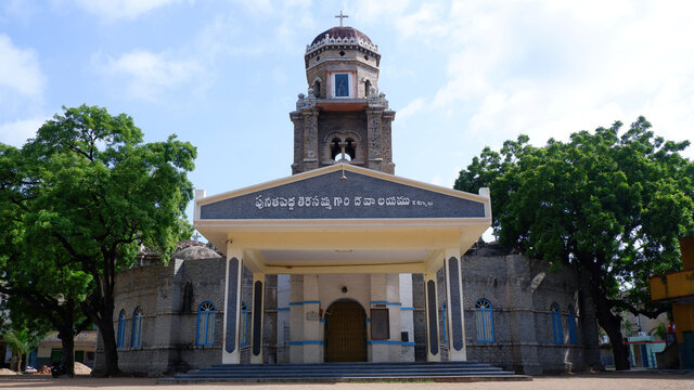 RCM church façade,  Kurnool, Andhra Pradesh, India