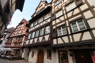 Romantisches Straßburger Gerberviertel; Blick in die Rue du Bain-aux-Plantes
