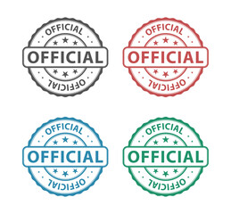 rubber stamp official icon