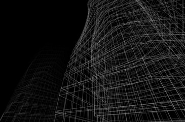 architecture digital drawing 3d 