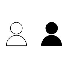Vector profile Icon