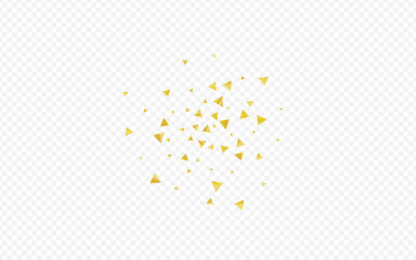 Yellow Sequin Festive Transparent Background.