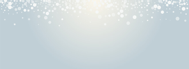 White Dots Vector Panoramic Transparent