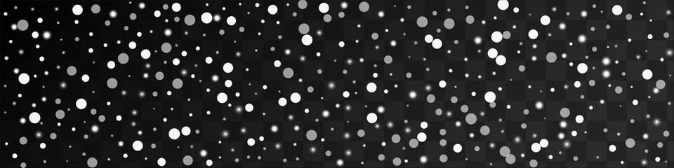 Overlay Confetti Vector Panoramic Transparent